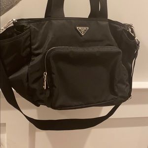 Prada diaper bag